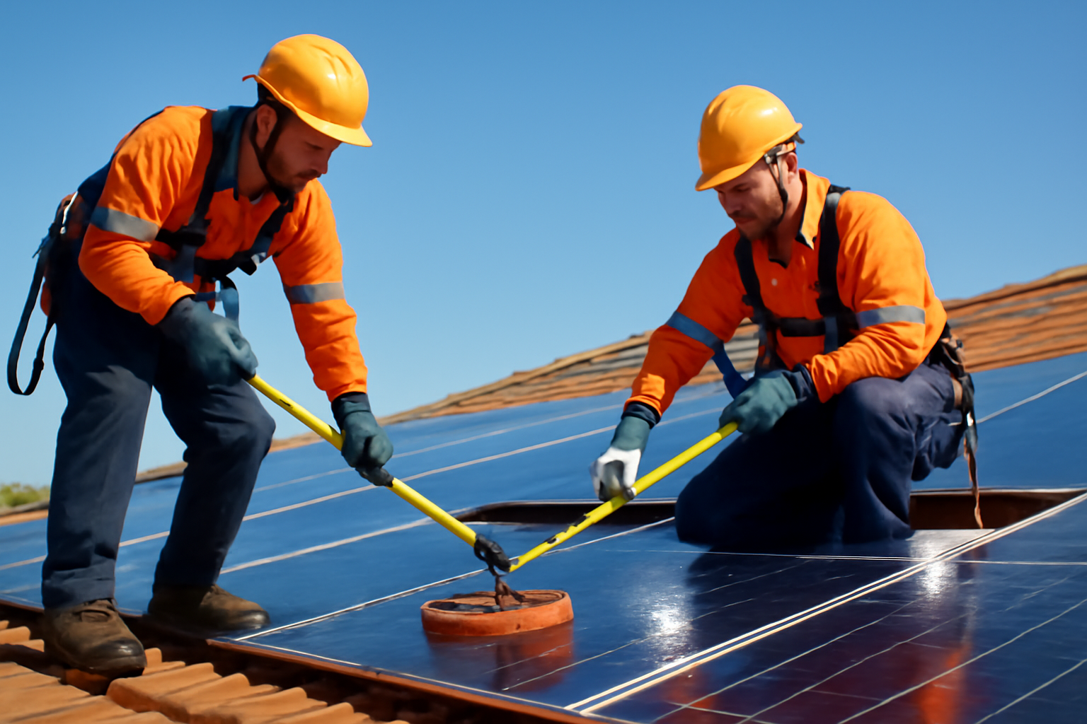 Solar cleaning in Adelaide city
